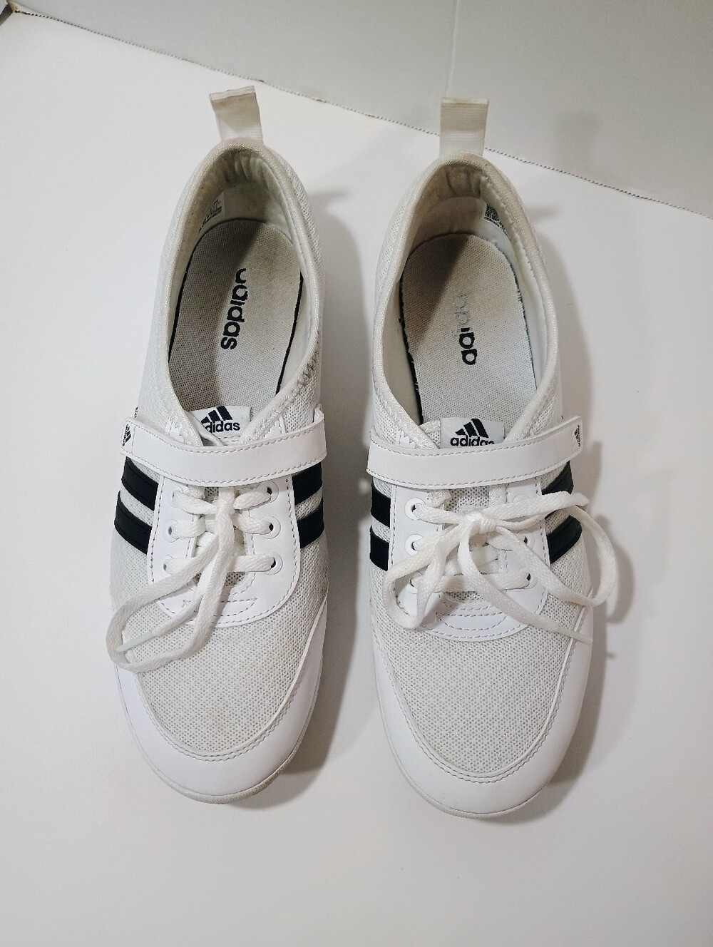 Adidas Diona 2.0 Sneakers Athletic Tennis Shoes White Black Women's Sz 9